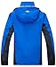 Wantdo Men's Hooded Sportswear Windbreaker Outdoor Insulated Windproof Rain Jacket