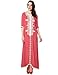 Baya Muslim Dress Dubai Kaftan for Women Half Sleeve Arabic Long Dress Abaya Islamic Clothing Girls Caftan Jalabiya 