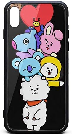 Phone case for iPhone x/xs/xs max Fashion Shock Absorption TPC Tempered Glass Personalised Portable Rap Cover Case