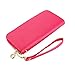 Small Crossbody Bag Cell Phone Purse for Women,Women Wallet Long Clutch Faux Leather Card Holder Fashion Hand Purse Lady Woman Handbag Bag-Hot Pink