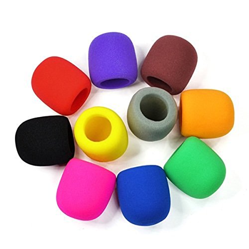 NUOLUX Handheld Stage Microphone Windscreen Foam Cover 10 Colors