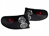 04-06 Pontiac GTO Black Monaro Style Depo Taillights - Clear/Red (2004 2005 2006)