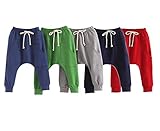 Baby Boys Girls Pants Kid Toddler Cotton Hiphop Harem Pants Infant Sport Jogger,2-3T,90cm tall/ Tag size:100,Grey