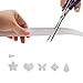 Jackwood 36 Feet Self Adhesive Hook and Loop Tape Roll Sticky Back Strip Adhesive Backed Fabric Fastener Mounting Tape for Picture and Tools Hanging Pedal Board Fastening (3/4 INCH, White)