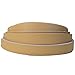 TOFL Genuine Top-Grain Leather Strap | 72 Inches Long | 1/2 Inch Wide | 1/8 Inch Thick (7-8 oz) | 1 Leather Strip for DIY Arts & Craft Projects, Clothing, Jewelry, Wrapping | Neutral