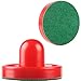 ONE250 Air Hockey Pushers and Red Air Hockey Pucks, Goal Handles Paddles Replacement Accessories for Game Tables (4 Striker, 4 Puck Pack) (Red)