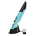 Lcyyo@ PR-03 Portable 2.4G Wireless Adjustable 800/1200/1600DPI USB Optical Pen Mouse with Pen Stand for PC Computer Desktop Notebook Laptop (Blue)