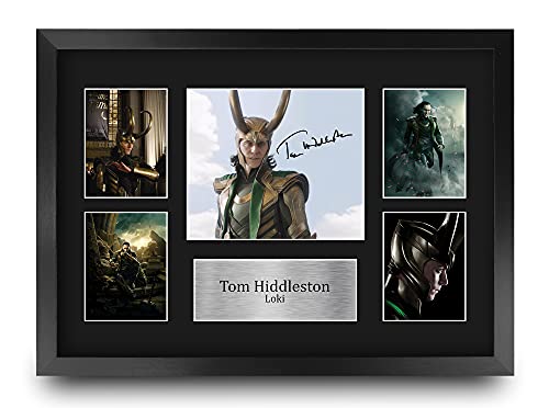 (A3 Framed) Tom Hiddleston Display