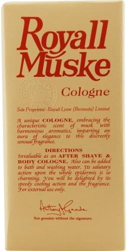 ROYALL MUSKE by Royall Fragrances AFTERSHAVE LOTION COLOGNE SPRAY 4 OZ for MEN ---(Package Of 5)