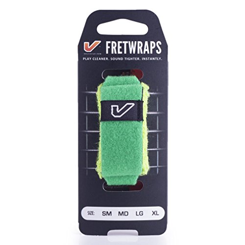 Gruv Gear FretWraps HD 'Leaf' String Muter 1-Pack (Green, Medium) (FW-1PK-GRN-MD)