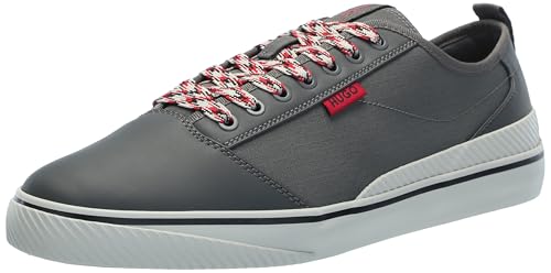 HUGO Ripstop Nylon Low Top Sneaker, Spinach Green, 9