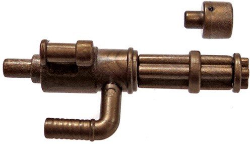 BrickArms Minigun 2.5-Inch [Brass with No Ammo]