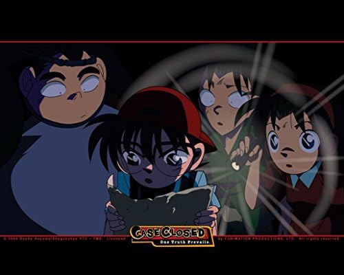 QuanH Arts 18inch x 14inch/44cm x 35cm Detective CONAN Haibara Ai Mouri Ran Silk Poster 3QT8-70C