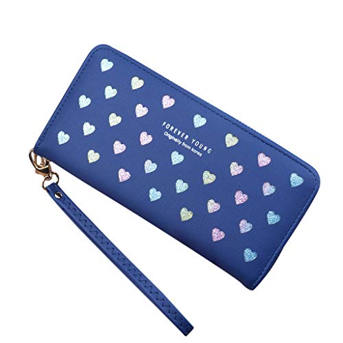 Clearance Sale! Women Ladies Girls Fashion Bling Heart Clutch Wallets LongÂ Handbag OfficeÂ Bags