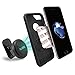 TechMatte Magnetic Dashboard Car Phone Holder-Sticker Adhesive MagGrip Smartphone Mount (2 Magnetic Plates Incl.) Black