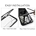 iPhone Xs Max Case, Tempered Glass Flip Metal Magnetic Adsorption Case with Glass Screen Protector (Gifts) for Apple iPhone Xs Max 6.5 Inch 2018 （Black）
