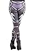 Ladies Skulls Printed Capri Tights YOGA Pants Skinny Leggings One Size