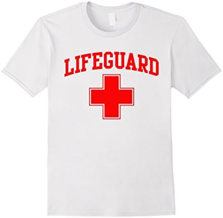 Men's Lifeguard Short Sleeve T-Shirt Medium White