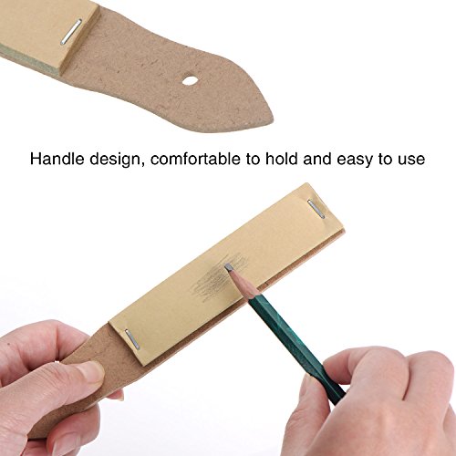 Satinior 4 Pieces Sandpaper Pencil Pointer Sandpaper Lead Pointer
