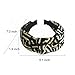 Designer FF Print Headband for Women - Fashionable Classical Cross Knot Hairbands - Flexible Wide Hard Hair Hoops with Soft Comfortable Material for Girls - 3PCS of Pack
