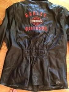 Amazon.com: Harley Davidson Women's Black Leather Jacket Size 1w Ca ...