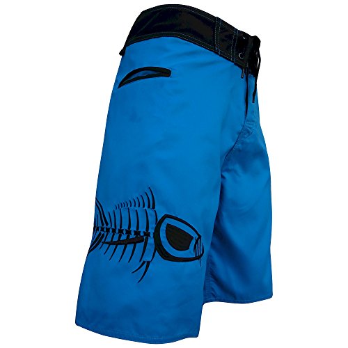 Tormenter Men's Tuna Waterman Stretch Boardshorts, Royal Blue, 28