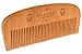 Mr Rugged Wooden Beard Comb - One of a Kind Wood Beard Comb Handmade from Pear Wood - Brushes Distributes Beard Oil & Balm - Gentler to Hair Than Metal & Plastic Comb and Brush Products