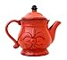Tuscany Colorful Hand Painted Fleur De LisCOLLECTION By ACK (Orange Teapot)