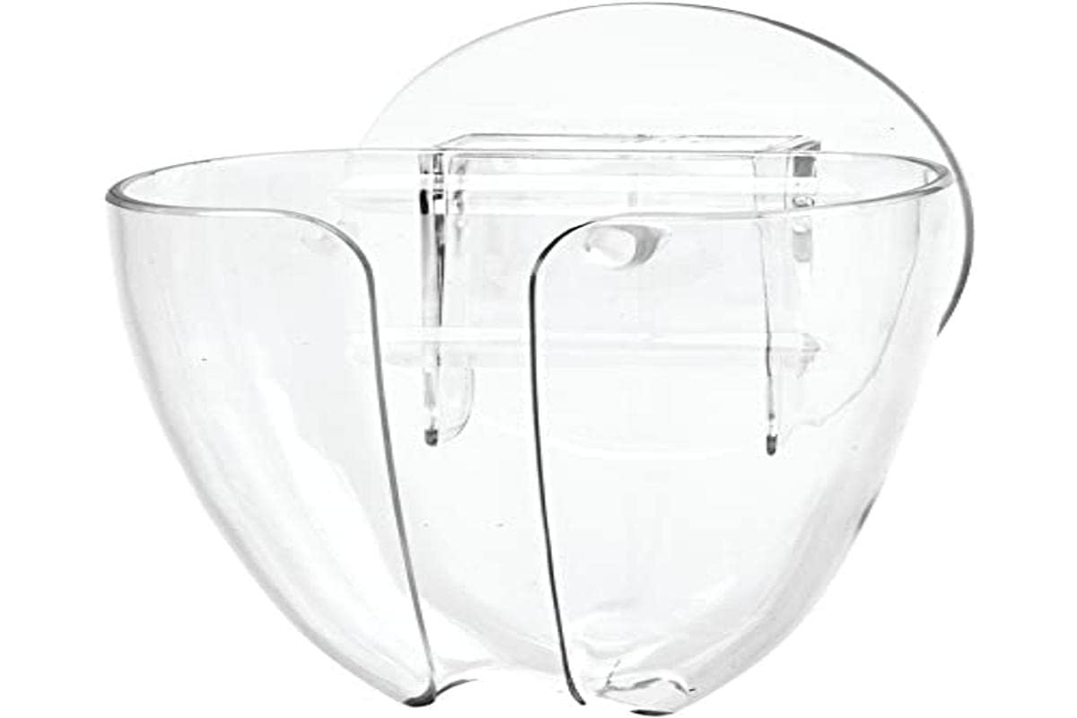 iDesign 24400 Suction Soap Holster, Clear, 3.56 in*2.5 in*6.0 in