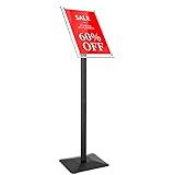 DISPLAYSWORKER Adjustable Heavy Duty Pedestal Sign