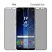 Everlife Shop Mobile Phone Tempered Glass Film 3D Curved Full Cover Anti-spy Screen Protector for Samsung Galaxy S8 Transparent Black (S8 Plus)