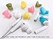 ACOUS Design Purest Earbuds Covers Anti-Slip Sport Covers Compatible with Apple EarPods and AirPods (White)