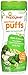 Happy Baby Organic Superfood Puffs Apple & Broccoli, 2.1 Ounce Canister Organic Baby or Toddler Snacks, Crunchy Fruit & Veggie Snack, Choline to Support Brain & Eye Health