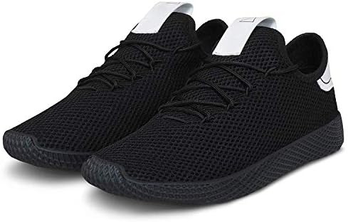 Men's Ultra Lite Mesh (Black/Red) Casual Sports Shoes for Men's