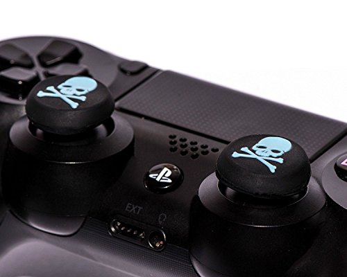 CHENBO Slicone Skull Analog Controller Joystick Thumbstcks Ciaps Thumb Stick Grips Caps Cover for PS4 PS3 Xbox One/360 Controllers