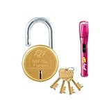 Godrej Locks Navtal 7 Levers 4 Keys Padlock with GP Torch