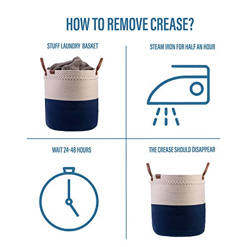 JANA Laundry Basket Organizer Bin Decorative storage Container for Baby Toy, Throw Pillow