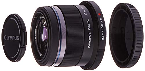 Olympus M.ZUIKO Digital ED 45mm F1.8 (Black) Lens For Olympus And Panasonic Micro 4/3 Cameras