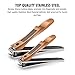 Best Professional Nail Clippers - Nail Cutter for Thick toenail - Toe Nail Clippers - Fingernail Nail Trimmer - Nail Nippers Stainless Steel from CANDURE