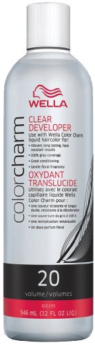 Wella Color Charm Clear Developer 20 Volume 32oz (2 Pack)