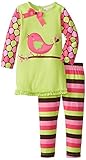 Rare Editions Little Girls' Bird Applique Legging Set