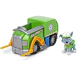 Paw Patrol Rockyâ€™s Recycle Truck Vehicle with Collectible Figure, for Kids Aged 3 and Up