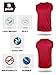 Liberty Imports Pack of 5 Men's Stretch Cool Dry Muscle Tank Tops Athletic Crewneck Sleeveless Workout Shirts