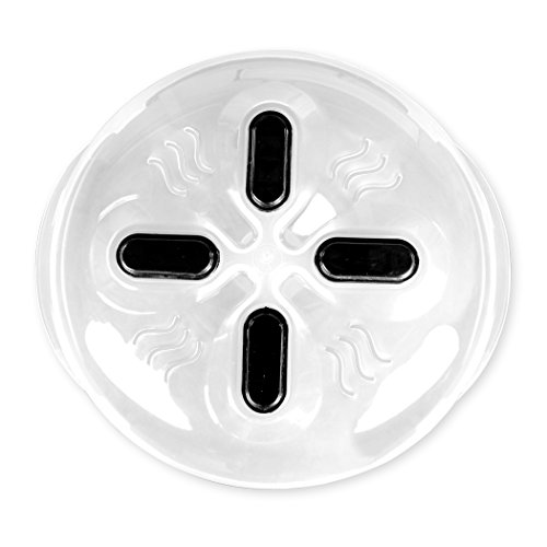 Allstar Innovations Hover Cover - Magnetic Microwave Splatter Lid with Steam Vents | Dishwasher-Safe & BPA-Free | 11.5 Inch Home & Kitchen, Kitchen & Dining