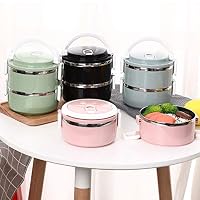 BINGMAX Bento Lunch Box Stackable Lunch Box Stainless Steel Lunch Box Leak Proof Bento Box Insulated Reusable Meal Prep Container for Kids and Adults