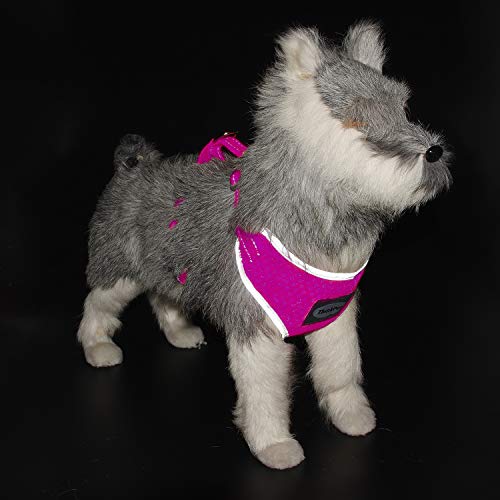 ThinkPet Reflective Breathable Soft Air Mesh No Pull Puppy Choke Free Over Head Vest Ventilation Harness for Puppy Small Medium Dogs and Cats Neon Green Neck 9-15 in/Chest 13-20 in