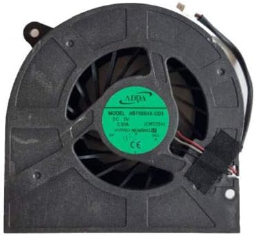 CPU Fan for Toshiba Qosmio X500 X505 Series: X505-Q830 X505-Q832 X505-Q850 X505-Q862 X505-Q865 X505-Q875 X505-Q879 X505-Q880 X505-Q882 X505-SP8915A X505-SP8915C X505-SP8915R X505-Q860 X505-Q870