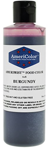 AmeriColor AmeriMist Burgundy Airbrush Food Color, 9 oz