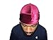 Velvet Premium Durag 360, 540, 720 Waves Extra Long Straps for Men Du-RAG (Maroon/Burgandy)