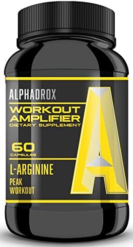 ALPHADROX Workout Amplifier - Increase Muscle Mass, Cut Recovery Time, Explosive Workouts! Maximum Potency for Maximum Results! (1 Bottle)
